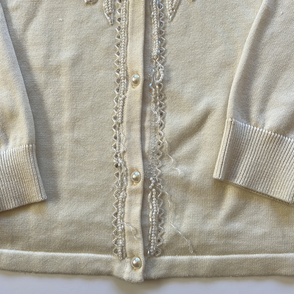 Vintage Bob Mackie Wearable Art Cardigan - image 5